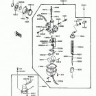 Bayou 185 (KLF185-A3) Карбюратор