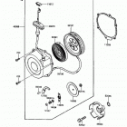 Bayou 185 (KLF185-A3) Ручной стартер