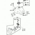 Mojave 110 (KLF110-A1) Топливный бак