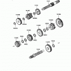 Bayou 185 (KLF185-A3) Трансмиссия