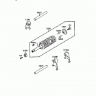 Mojave 110E (KLF110-B1) Валы и вилки переключения передач