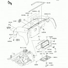 Mule 610 4x4 (KAF400-AEF) Передний ящик