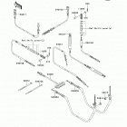 Mule 610 4x4 XC Camo (KAF400-EEF) Тросы управления