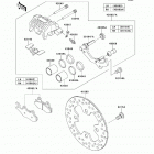 Teryx4 750 4x4 EPS (KRT750-BDF) Передний тормоз