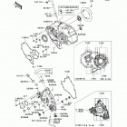 Teryx4 750 4x4 EPS (KRT750-BDF) Крышки двигателя