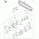 Teryx 750 FI 4X4 LE (KRF750-RDF) Driven converter  /  drive belt