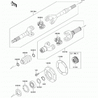 Mule 4010 Diesel 4X4 (KAF950-FDF) Карданный вал - задний