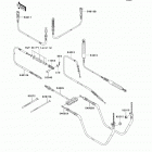 Mule 600 (KAF400-BEF) Тросы управления