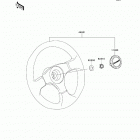 Mule 610 4x4 XC Camo (KAF400-EEF) Рулевое колесо