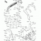 Mule 4010 Diesel 4X4 (KAF950-FDF) Front fender(s)(fcf / fdf)