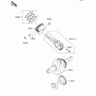 Mule 610 4x4 XC (KAF400-DEF) Crankshaft  /  piston(s)