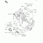 Mule 610 4x4 XC Camo (KAF400-EEF) Крепление двигателя