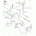 Mule 610 4x4 (KAF400-AEF) Тросы управления
