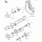 Mule 610 4x4 (KAF400-AEF) Трансмиссия