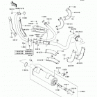 Teryx4 750 4x4 EPS Realtree AGP HD (KRT750-DDF) Глушитель