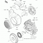 Mule 610 4x4 (KAF400-AEF) Охлаждение