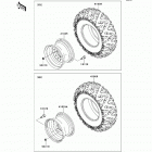 Mule 610 4x4 XC Camo (KAF400-EEF) Wheels  /  tires