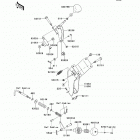 Mule 600 (KAF400-BEF) Рачаг переключения