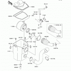 Mule 610 4x4 XC (KAF400-DEF) Воздухозаборник