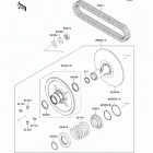 Teryx4 750 4x4 EPS (KRT750-BDF) Driven converter  /  drive belt