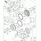 Mule 4010 Diesel 4X4 (KAF950-FDF) Передние тормоза