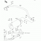 Mule 610 4x4 (KAF400-AEF) Глушитель