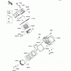 Teryx4 750 4x4 EPS Realtree AGP HD (KRT750-DDF) Цилиндр(ы) /  поршень