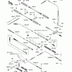 Mule 4010 Diesel 4X4 (KAF950-FDF) Тросы управления