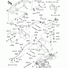 Mule 610 4x4 (KAF400-AEF) Передние тормозные трубопроводы