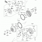Mule 610 4x4 (KAF400-AEF) Front hubs  /  brakes