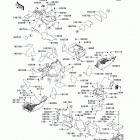 Teryx4 750 4x4 EPS (KRT750-BDF) Детали рамы (зад.)