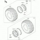 Mule 4010 Diesel 4X4 (KAF950-FDF) Колеса,покрышки