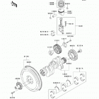 Mule 4010 Diesel 4X4 (KAF950-FDF) Коленвал и поршни