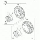 Teryx 750 FI 4X4 LE (KRF750-RDF) Wheels  /  tires