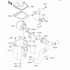 Mule 610 4x4 XC Camo (KAF400-EEF) Воздухозаборник