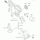 Mule 4010 Diesel 4X4 (KAF950-FDF) Масляный и водяной насос. фильтр масленый