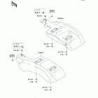 Mule 610 4x4 XC (KAF400-DEF) Заднее крыло
