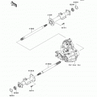 Mule 600 (KAF400-BEF) Задняя ось
