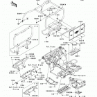 Mule 610 4x4 XC Camo (KAF400-EEF) Guards  /  cab frame