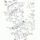 Mule 610 4x4 (KAF400-AEF) Детали рамы (фронт)