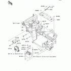 Mule 610 4x4 (KAF400-AEF) Крепление двигателя