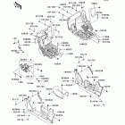 Teryx 750 FI 4X4 LE (KRF750-RDF) Детали рамы (фронт)