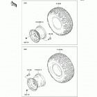 Mule 610 4x4 (KAF400-AEF) Wheels  /  tires