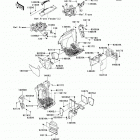 Teryx4 750 4x4 (KRT750-ADF) Детали рамы (фронт)