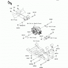 Mule 4010 Diesel 4X4 (KAF950-FDF) Крепление двигателя