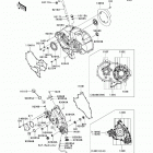 Teryx4 750 4x4 EPS Realtree AGP HD (KRT750-DCF) Крышки двигателя