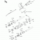 Teryx4 750 4x4 EPS Realtree AGP HD (KRT750-DCF) Валы и вилки переключения передач