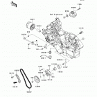 Teryx4 750 4x4 EPS Realtree AGP HD (KRT750-DCF) Масляный и водяной насос. фильтр масленый