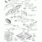 Teryx4 750 4x4 EPS Realtree AGP HD (KRT750-DCF) Наклейки предупреждения