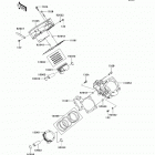 Teryx4 750 4x4 EPS Realtree AGP HD (KRT750-DCF) Цилиндр и поршни